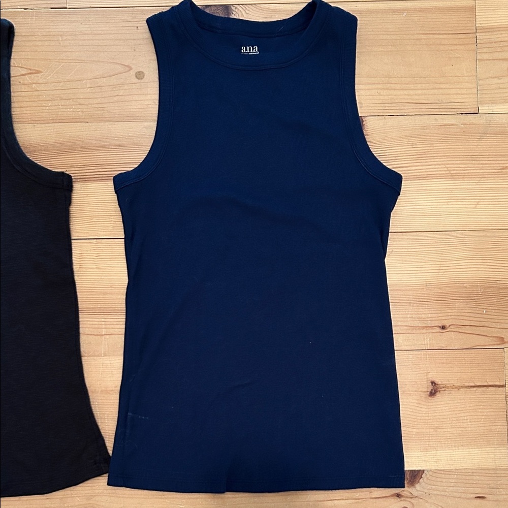 Marled and A.N.A. Dark gray and Navy Tank Tops - Picture 3 of 6